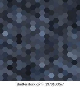 black vector abstract background. hexagon design. polygonal style. mosaic