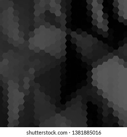 black vector abstract geometric background. layout for presentation 