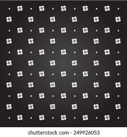 Black vector abstract pattern background, geometric design - you can change color and size for decoration and packing