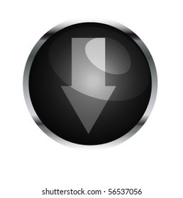 black  vector arrow button
