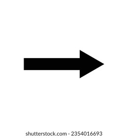 Black vector arrow icon Vector illustration design.