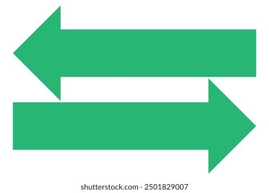 Diseño de Ilustración vectorial de icono de flecha de Vector negro. Icono de flecha de dirección derecha e izquierda. archivo eps