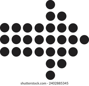 black vector arrows isolated on white, Arrow icon, direction sign