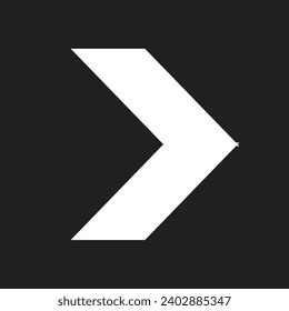 black vector arrows isolated on white, Arrow icon, direction sign