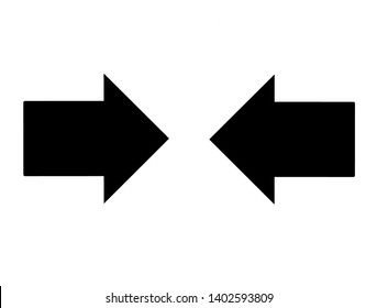 Black vector arrows on a white background. Arrow icon. Arrow vector icon. Arrow. Arrows vector collection 