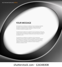 Black vector background abstract eps10 for message and text modern design graphic for artwork