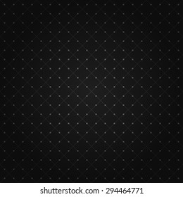 Black vector background with seamless pattern