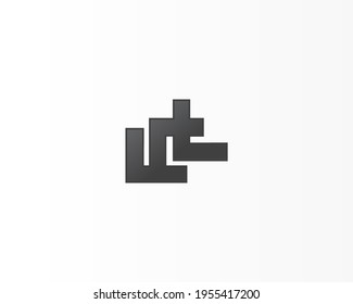 Black vector brand logo design concept