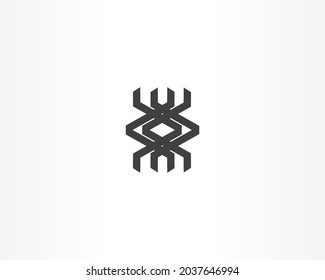 black vector brand logo design icon concept