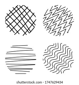 Colección de trazos de pincel vectorial negro. Elementos negros sobre un fondo blanco. Juego de manchas, pinceladas, gotas de pintura. Anuncios de vectores