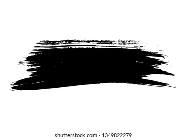 black vector brushstroke