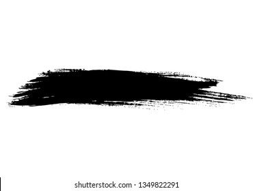 black vector brushstroke