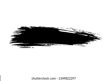 black vector brushstroke