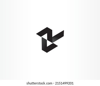 Black vector concept logo icon design