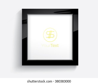 Black Vector Frame for Your Picture