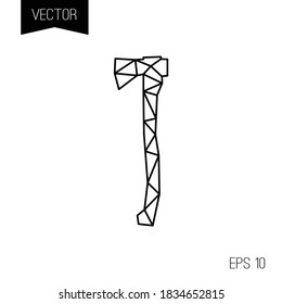 Icono geométrico vector negro, logotipo o tatuaje pequeño. Gangsta callejero y estilo romántico. Cera de esbozo.