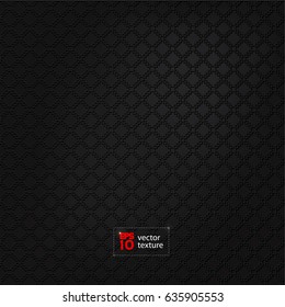 Black vector geometric template for background, abstract dark texture