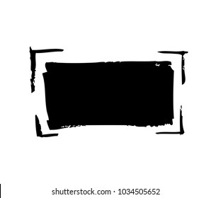 black vector grunge background
