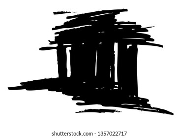 black vector grunge background