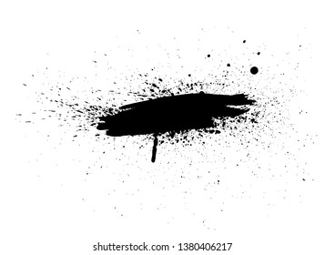black vector grunge background