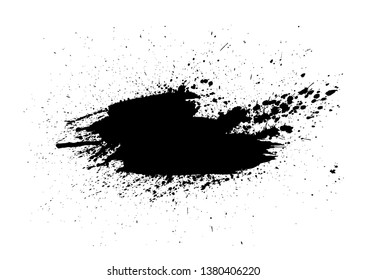 black vector grunge background