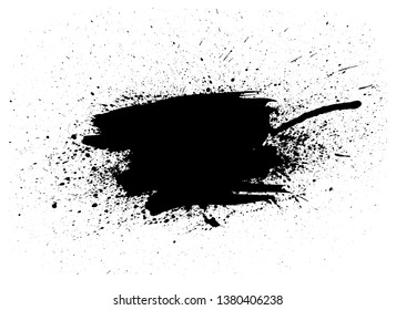 Splatter Paint Texture Distress Grunge Background Stock Vector (royalty 