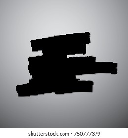 black vector grunge background
