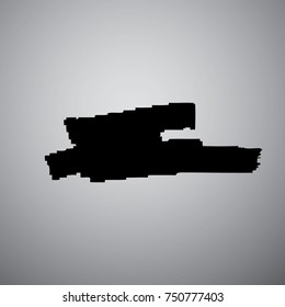 black vector grunge background