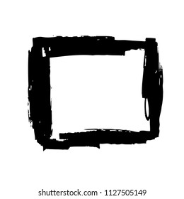 black vector grunge background, vector illustration