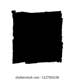 black vector grunge background, vector illustration