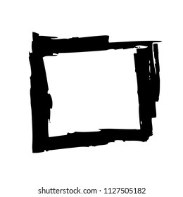 black vector grunge background, vector illustration