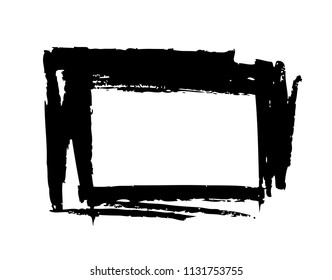 black vector grunge background, vector illustration