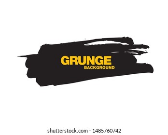 black vector grunge background, vector illustration