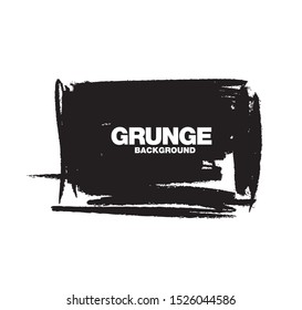 black vector grunge background, vector illustration