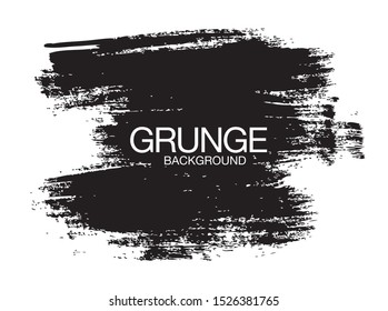 black vector grunge background, vector illustration