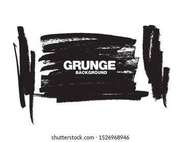 black vector grunge background, vector illustration