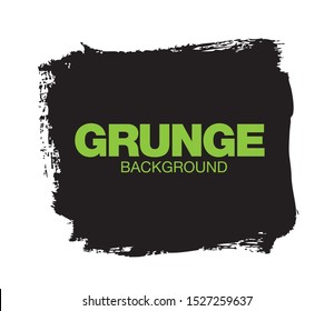black vector grunge background, vector illustration