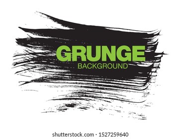 black vector grunge background, vector illustration