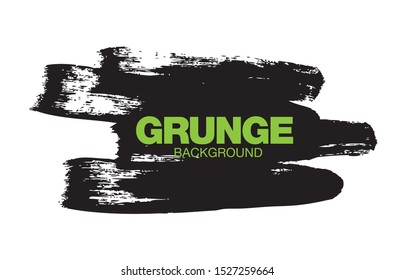 black vector grunge background, vector illustration