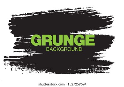 black vector grunge background, vector illustration