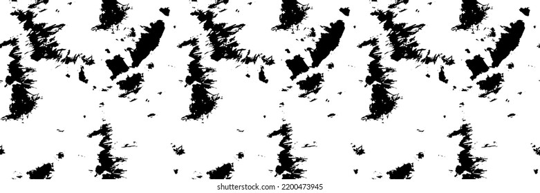 Black Vector Grunge. Black Seamless Print. Tie Dye Texture. Sketch Dirty Vector. Black Grunge Stain. Dirty Brush Backdrop. Sketch Ink Print. Rough Tie Die. Tye Dyed Background. Ink Brush Grunge Vector