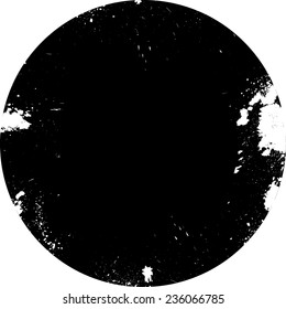 Black Vector Grunge Shape