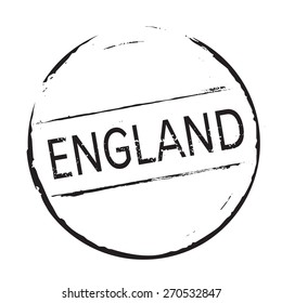Black vector grunge stamp ENGLAND