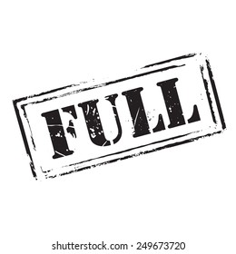 Black vector grunge stamp FULL