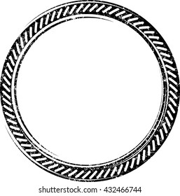 Black vector grunge template  for rubber stamp