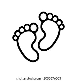 4,479 Outline baby feet Images, Stock Photos & Vectors | Shutterstock