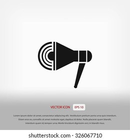 black vector icon
