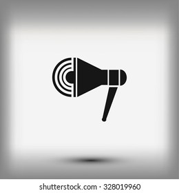 black vector icon