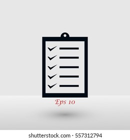 black vector icon, flat design best vector icon