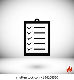 black vector icon, flat design best vector icon
